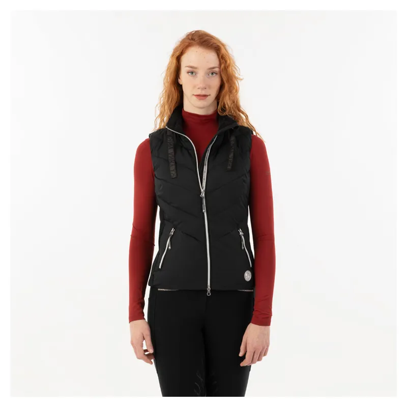 Anky Stepped Waistcoat Black