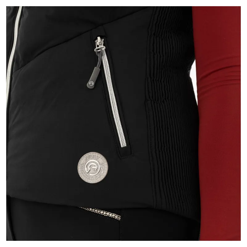 Anky Stepped Waistcoat Black-2