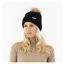 ANKY Beanie Hat with Bobble Black