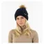 ANKY Beanie Hat Dark Navy with Bobble