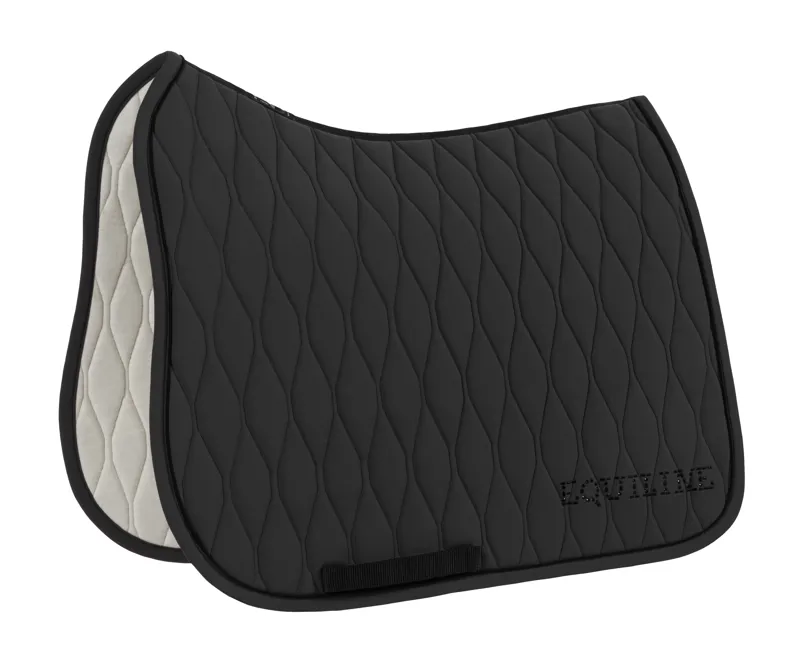 Equiline Glack Tech Saddle Pad Black Dressage Full
