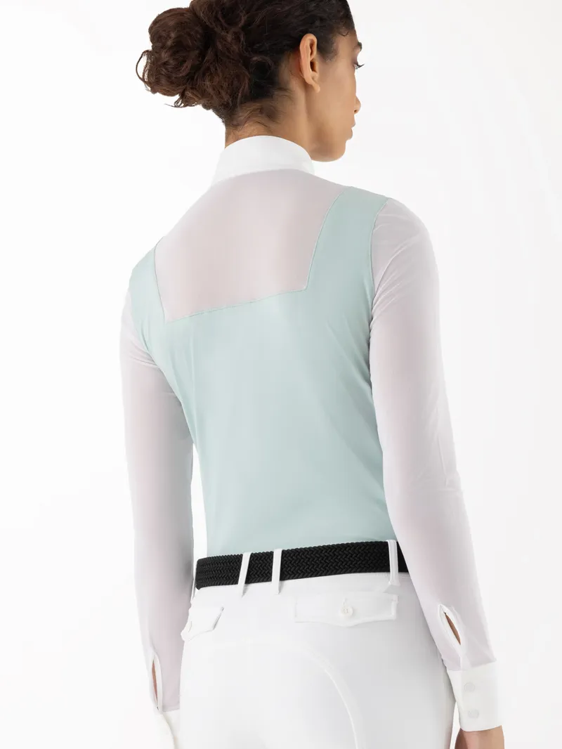 Equiline Ladies Competition Polo Eqcubra - Sea Green-1
