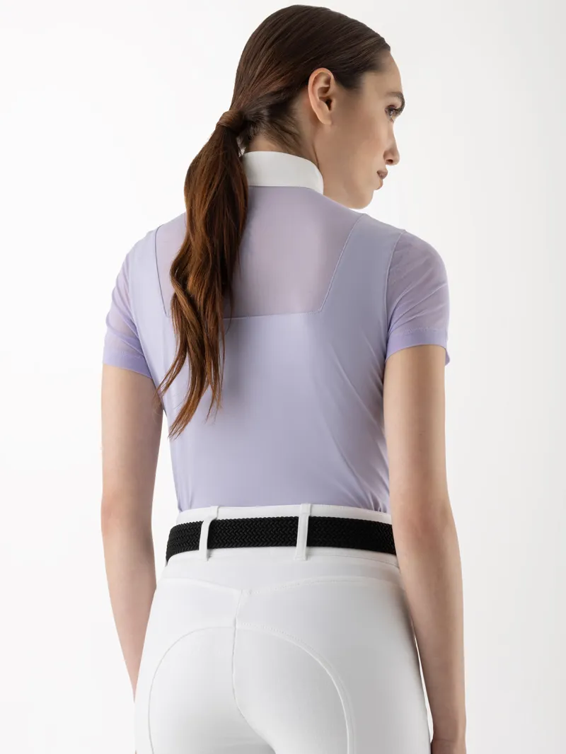 Equiline Ladies Competition Shirt Eqglece - Glicine -1