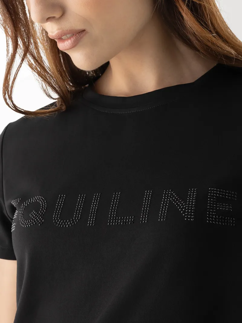 Equiline Ladies T-Shirt Eqgless - Black -1