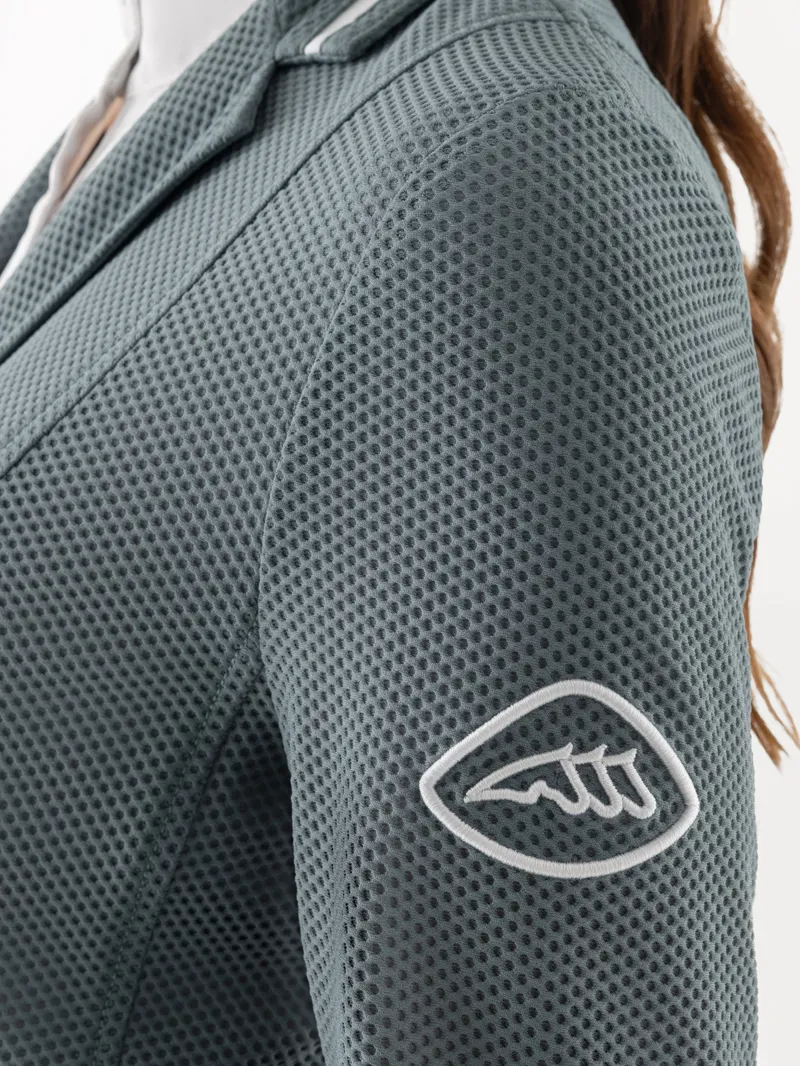 Equiline Eqcigiac Womens Mesh Show Jacket - Forest Green-1
