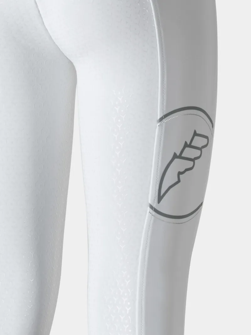 Equiline Ladies Knee Grip High Waist Eufrekh - White-1