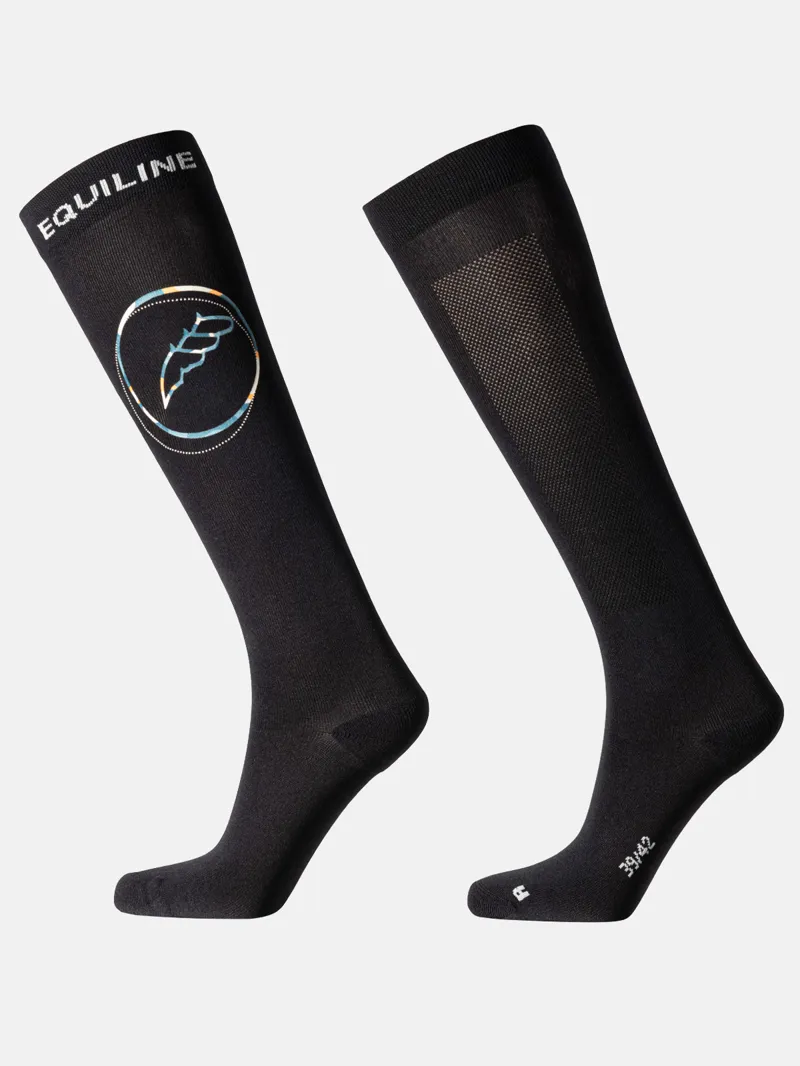 Equiline Ladies Esido Socks - Black 