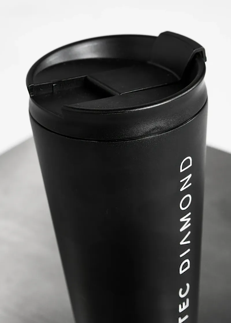 Aztec Diamond Black Travel Mug-1
