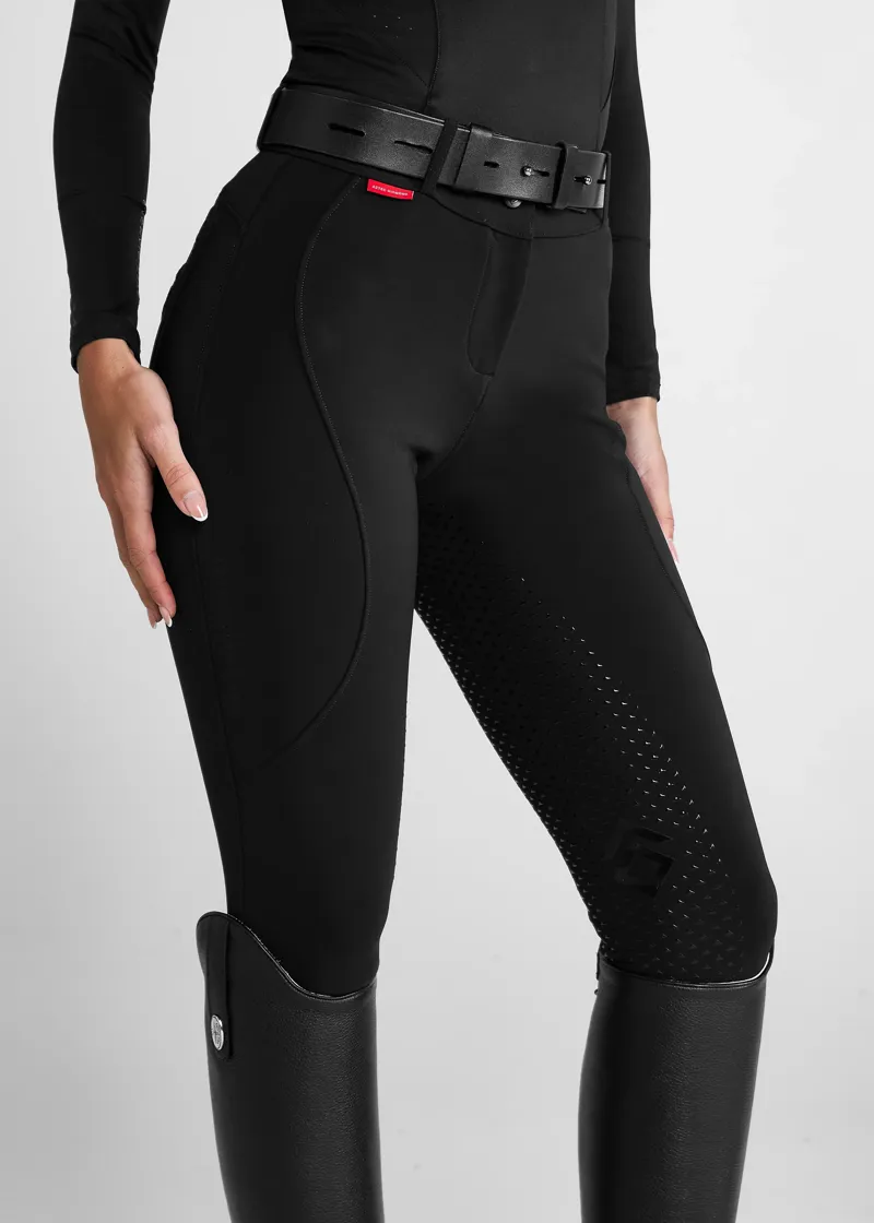 Aztec Diamond Black Core Mid-Rise Breeches Full Seat-3