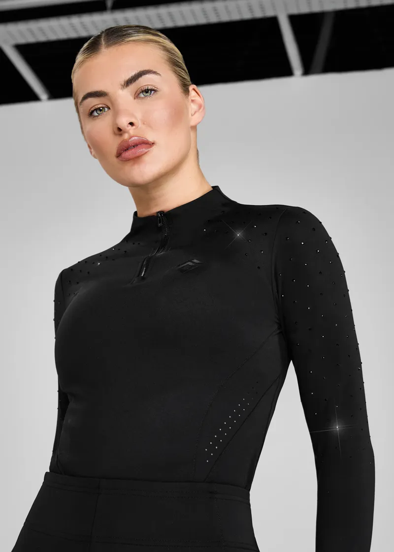 Aztec Diamond Crystal Base Layer - Black 