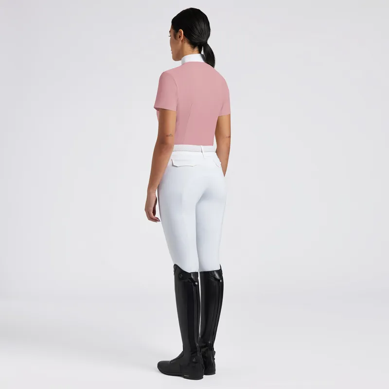 Cavalleria Toscana Heat Sealed Bib Competition Shirt Pink-2