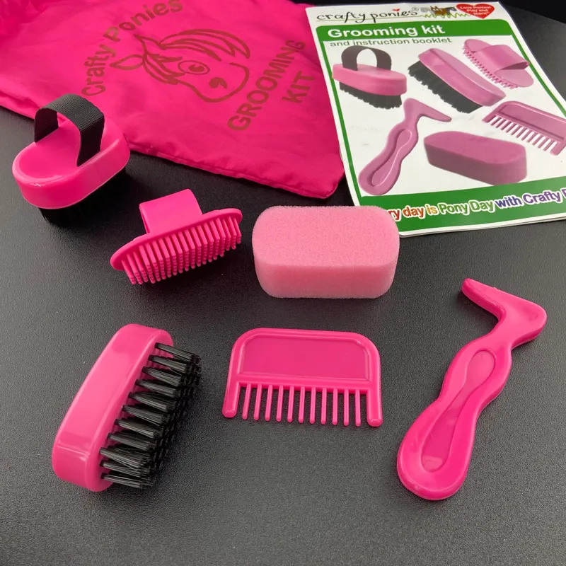 Crafty Ponies Grooming Kit Pink
