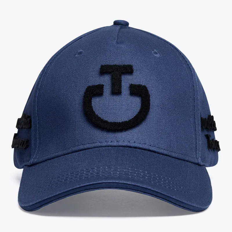 Cavalleria Toscana Tufted Stitch Cap Blue/ Black