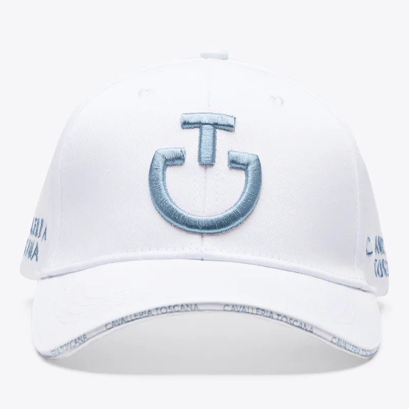 Cavalleria Toscana Cap White/Baby Blue