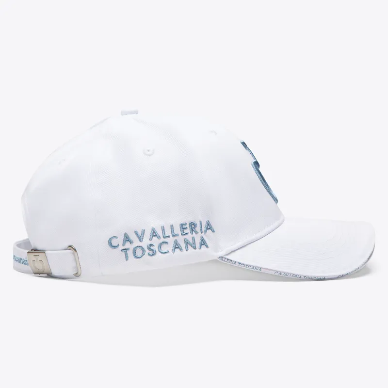 Cavalleria Toscana Cap White/Baby Blue-3