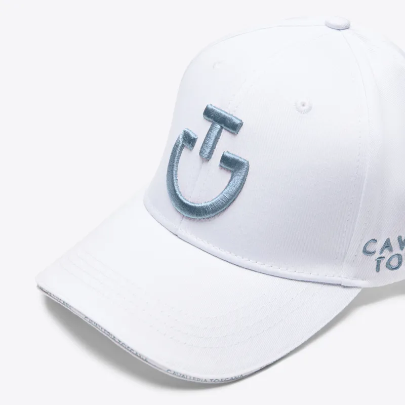 Cavalleria Toscana Cap White/Baby Blue-1
