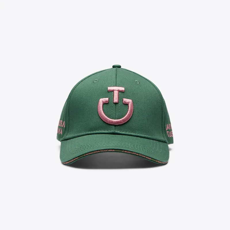 Cavalleria Toscana Cap Green/Pink