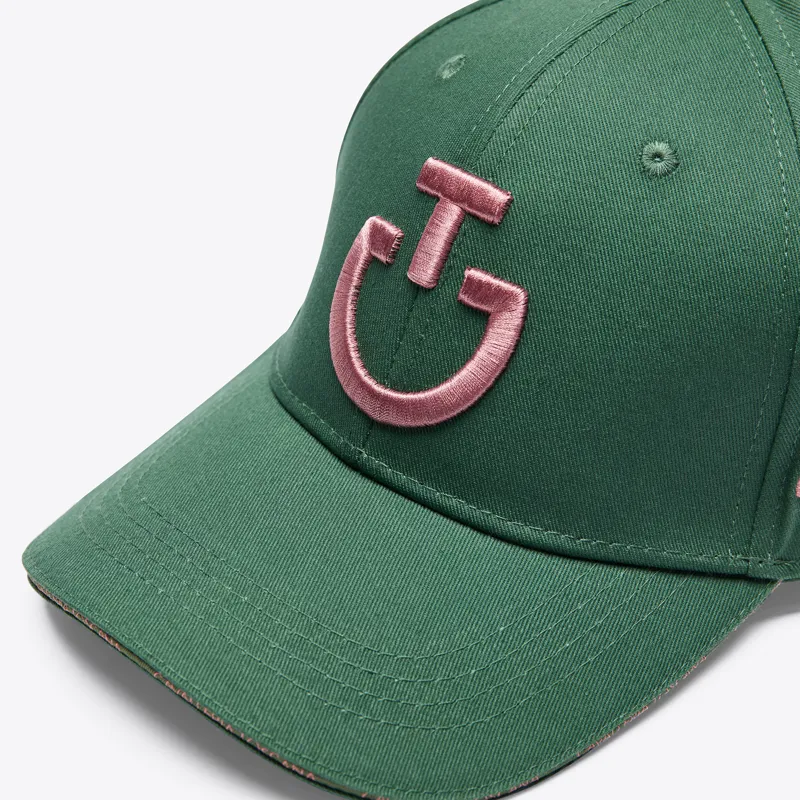 Cavalleria Toscana Cap Green/Pink-2