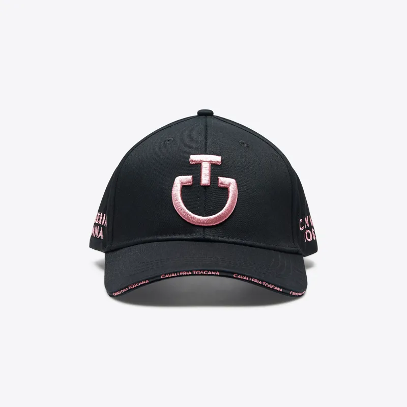 Cavalleria Toscana Cap Black/Pink