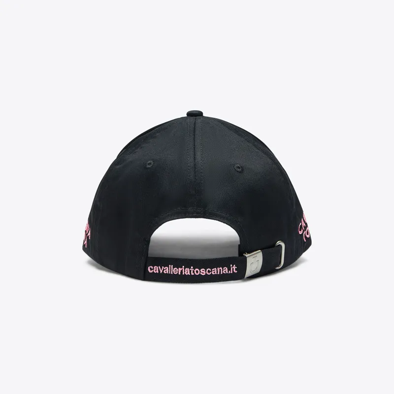 Cavalleria Toscana Cap Black/Pink-3