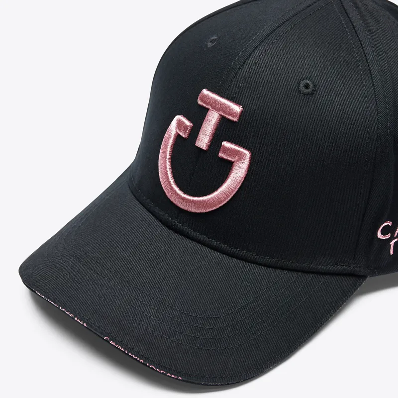 Cavalleria Toscana Cap Black/Pink-2