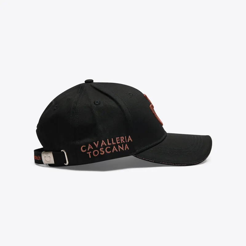 Cavalleria Toscana Cap Charcoal Black/Rust	-1