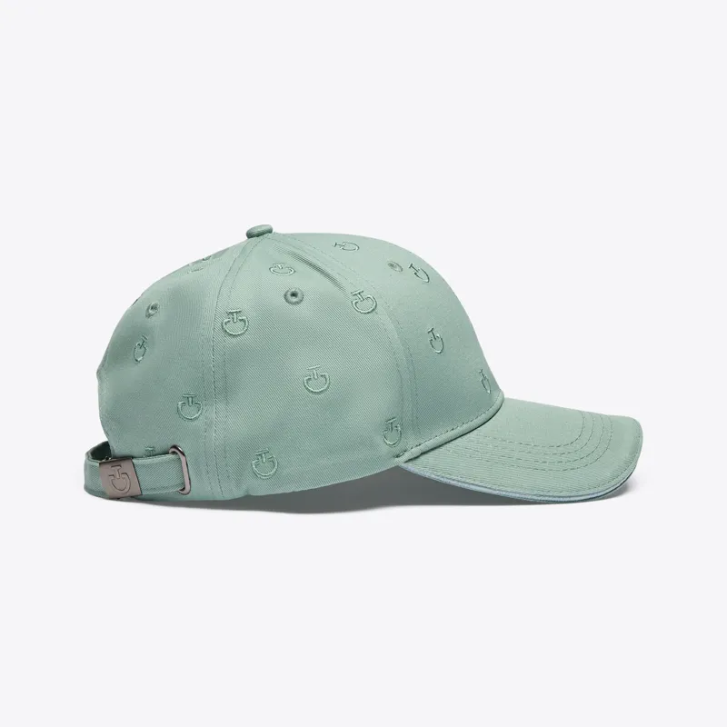 Cavalleria Toscana Logo Pattern Cap Light Teal Green-1
