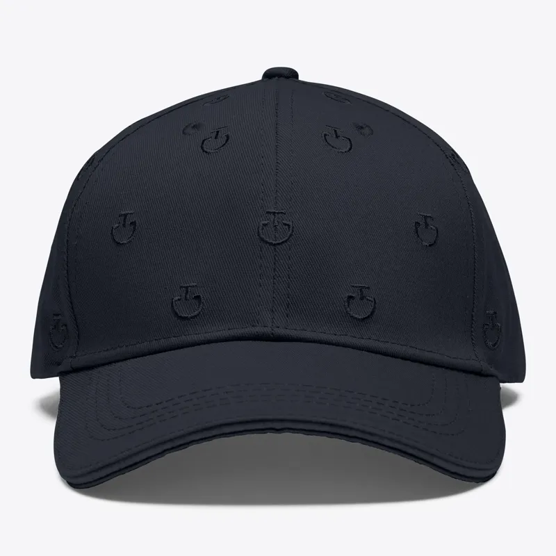 Cavalleria Toscana Logo Pattern Cap Navy