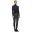 Cavalleria Toscana Jersey Fleece Half Zip Turtleneck Navy