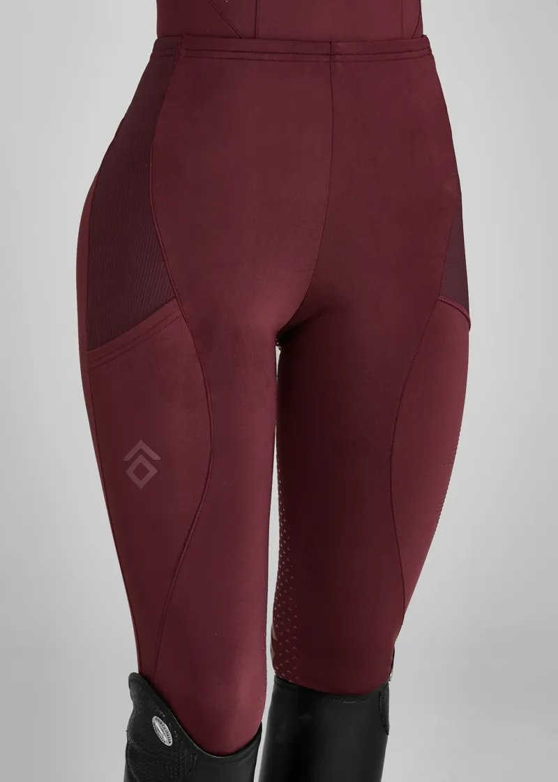 Aztec Diamond Cherry Core Leggings Full Seat-1