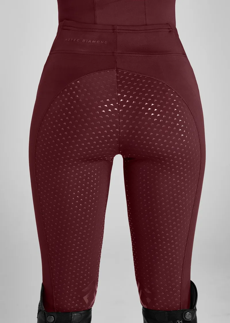 Aztec Diamond Cherry Core Leggings Full Seat-2