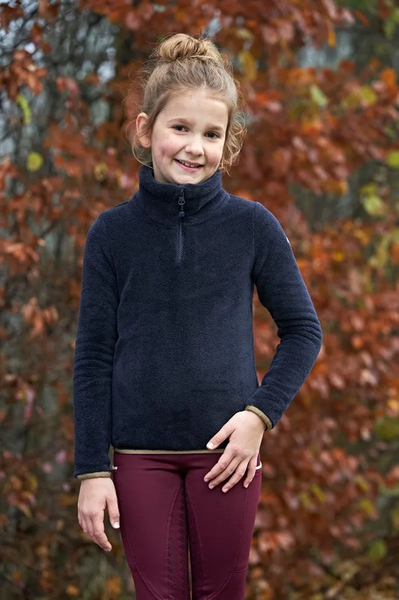 Covalliero Children's Teddy Sweater Navy