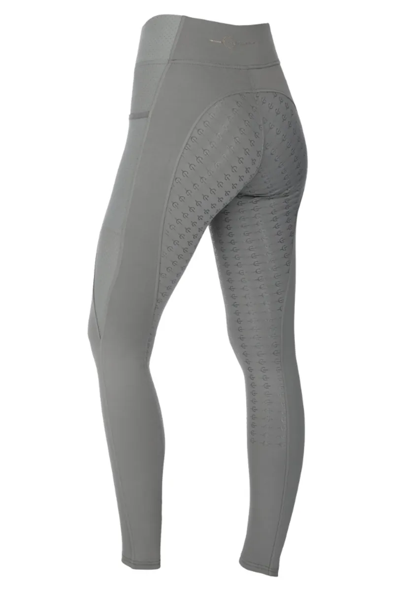 Covalliero Ladies Riding Tights Light Graphite