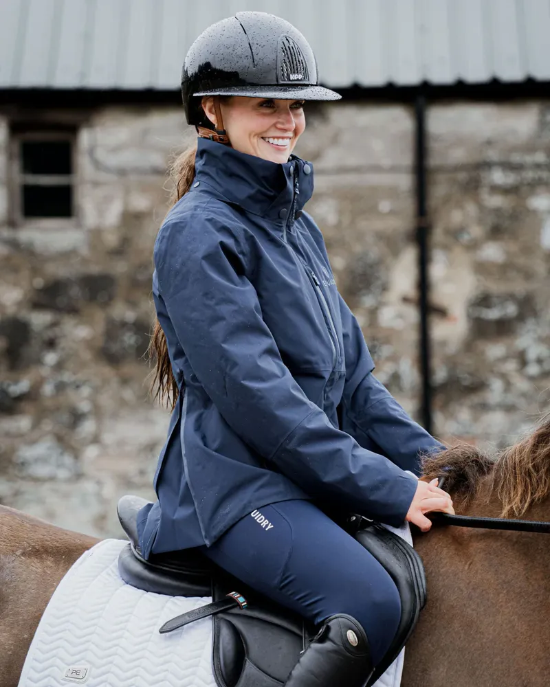 Equidry Iris Warm Waterproof Riding Jacket - Navy-3