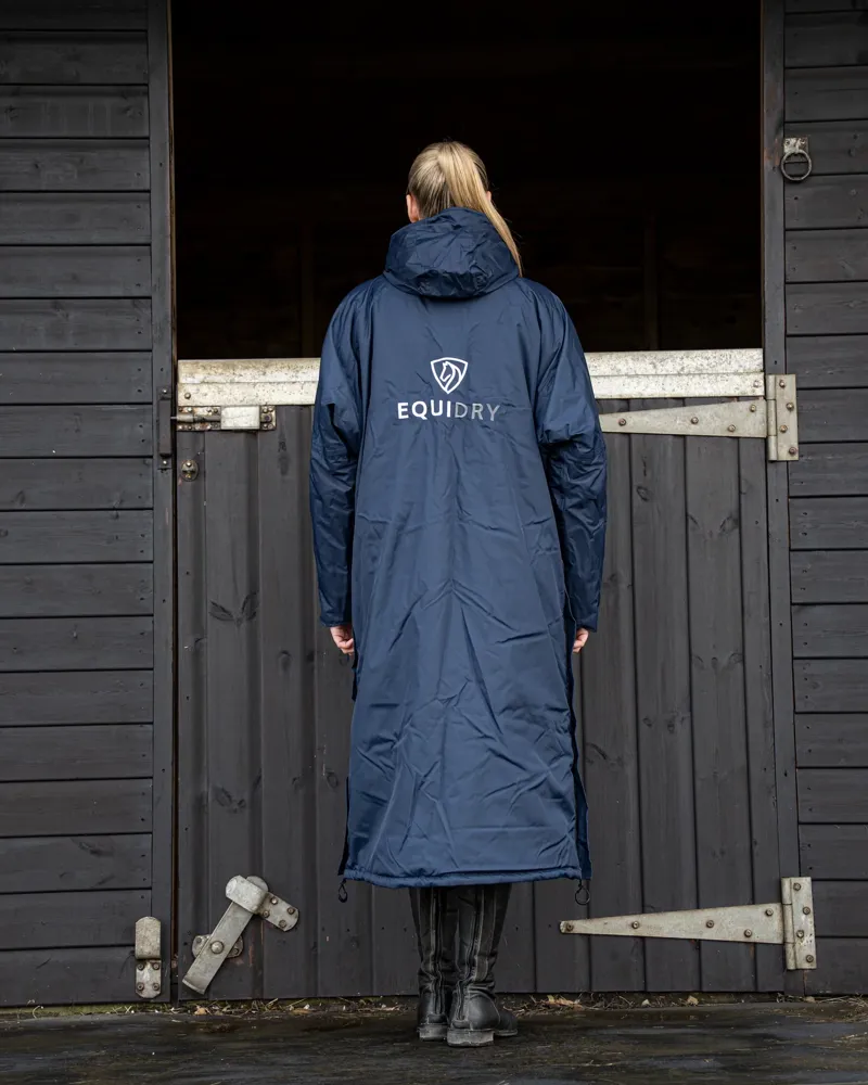 Equidry Evolution Women's Thick Fleece - Navy/Grey-2
