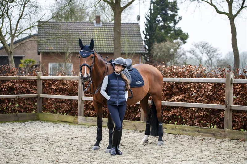 Equiline Ladies Quilted Vest Elifre - Blue-5