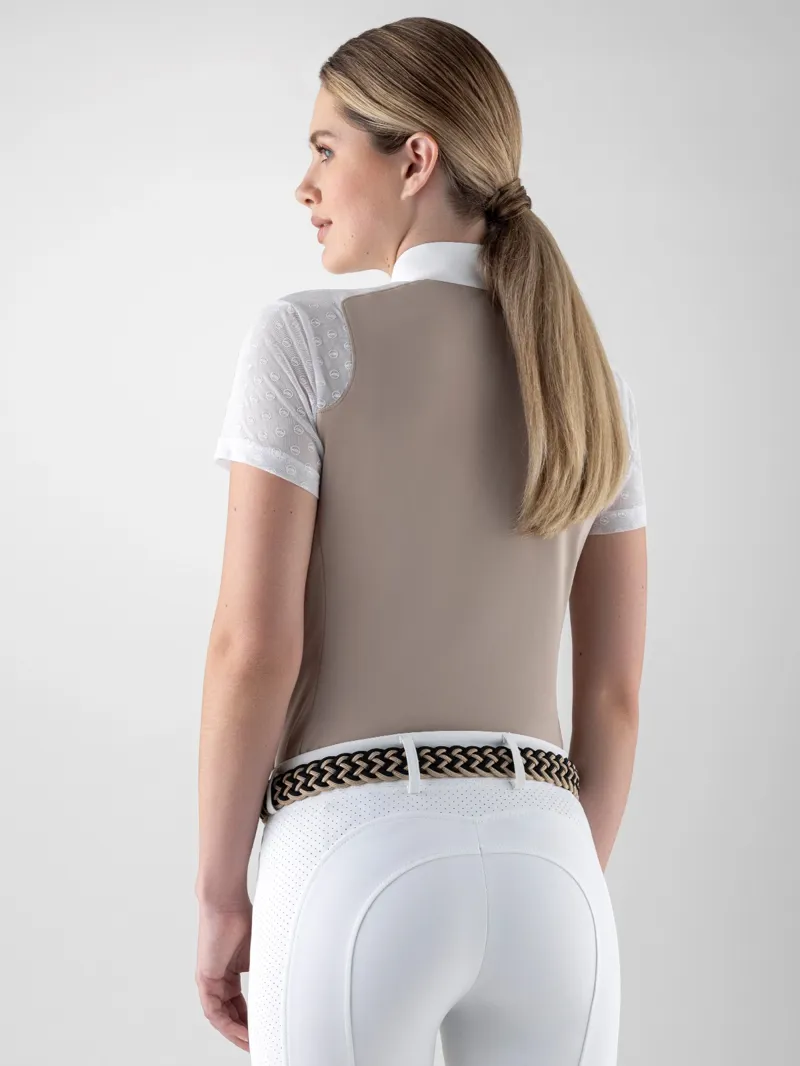 Equiline Calid Ladies Competition Shirt - Dove -3