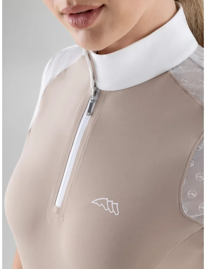 Equiline Calid Ladies Competition Shirt - Dove -2