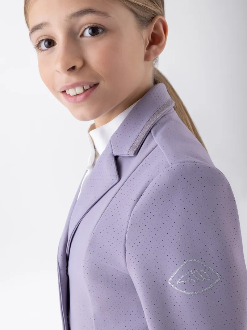 Equiline Junior Competition Jacket EqGinga - Mauve -3