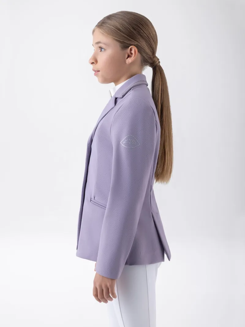 Equiline Junior Competition Jacket EqGinga - Mauve -2