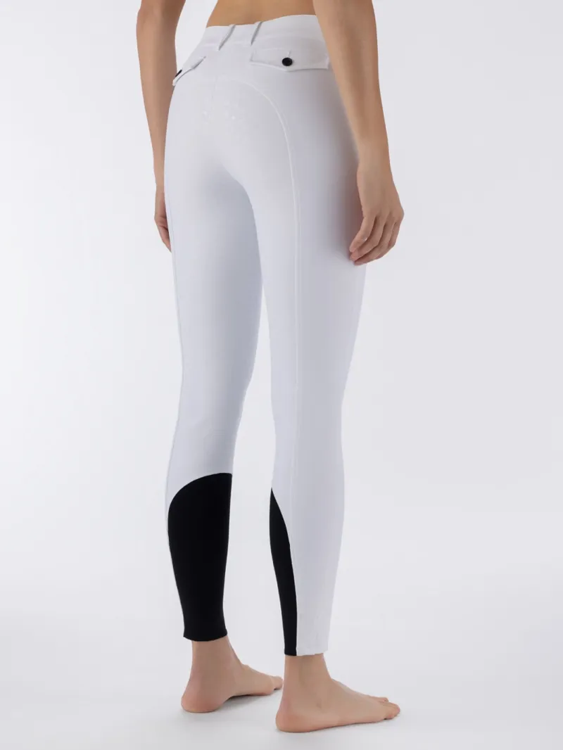 Equiline Eqgurf BX-TECH Knee Grip Womens Breeches - White-1