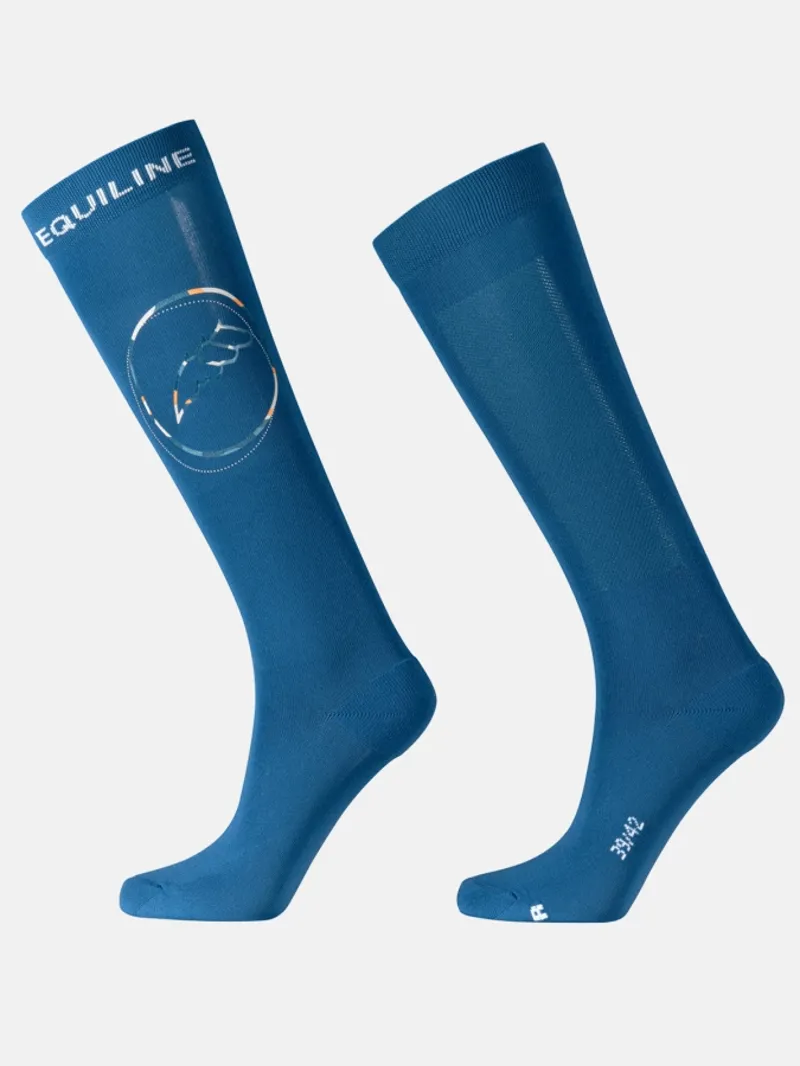 Equiline Ladies Esido Socks - Indigo 