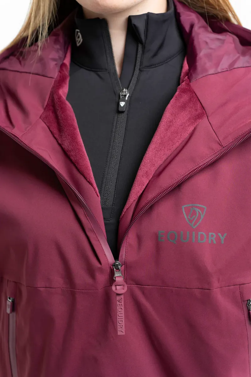 Equidry Storm Smock - Burgundy-2
