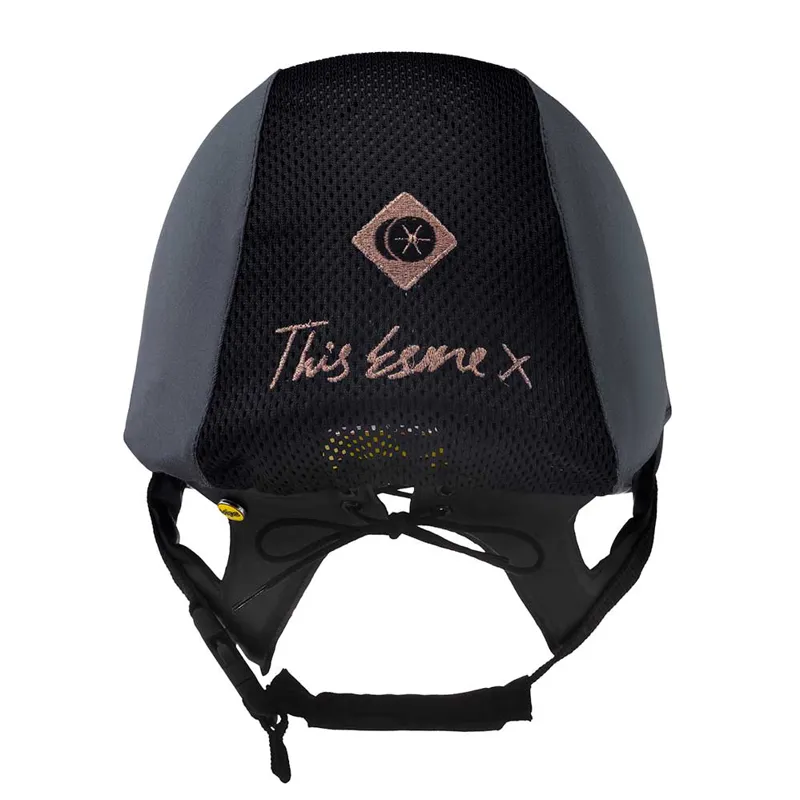 Charles Owen Esme MS1 Pro Riding Skull Hat with Mips Grey/Rose Gold-1