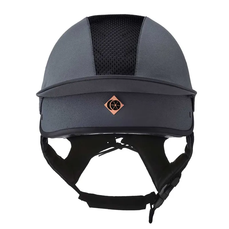Charles Owen Esme MS1 Pro Riding Skull Hat with Mips Grey/Rose Gold-2