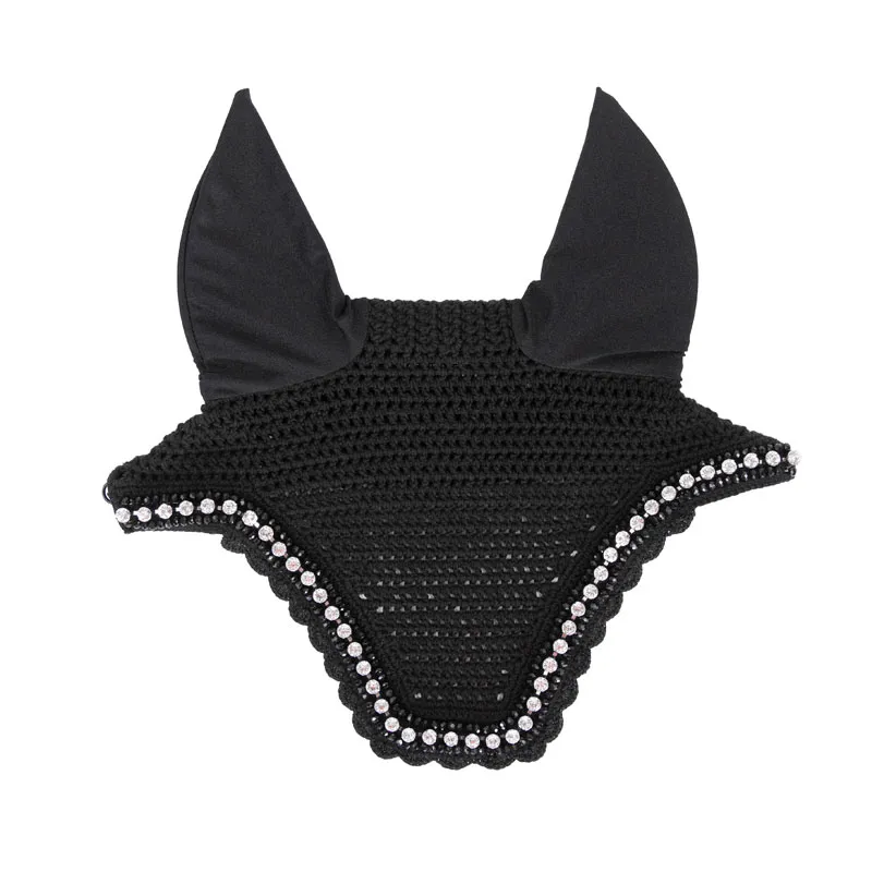 Kentucky Horsewear Fly Veil Wellington Big Stone + Pearl Black-2