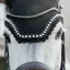 Kentucky Horsewear Fly Veil Wellington Big Stone + Pearl Black