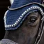Kentucky Horsewear Fly Veil Wellington Big Stone + Pearl Navy
