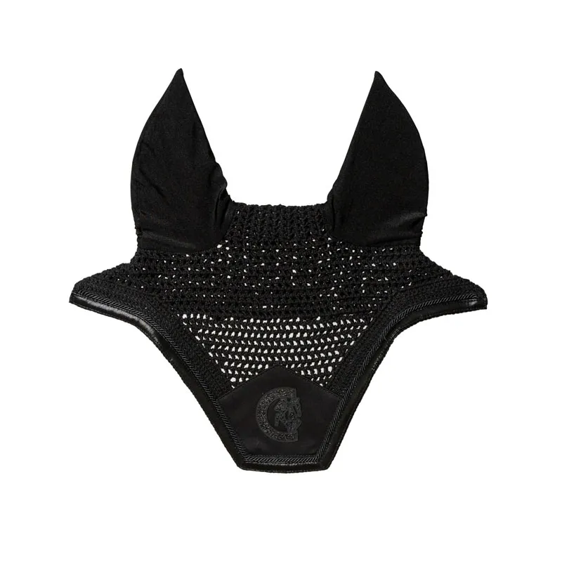 Kentucky Horsewear Fly Veil Wellington Sparkling - Black-1