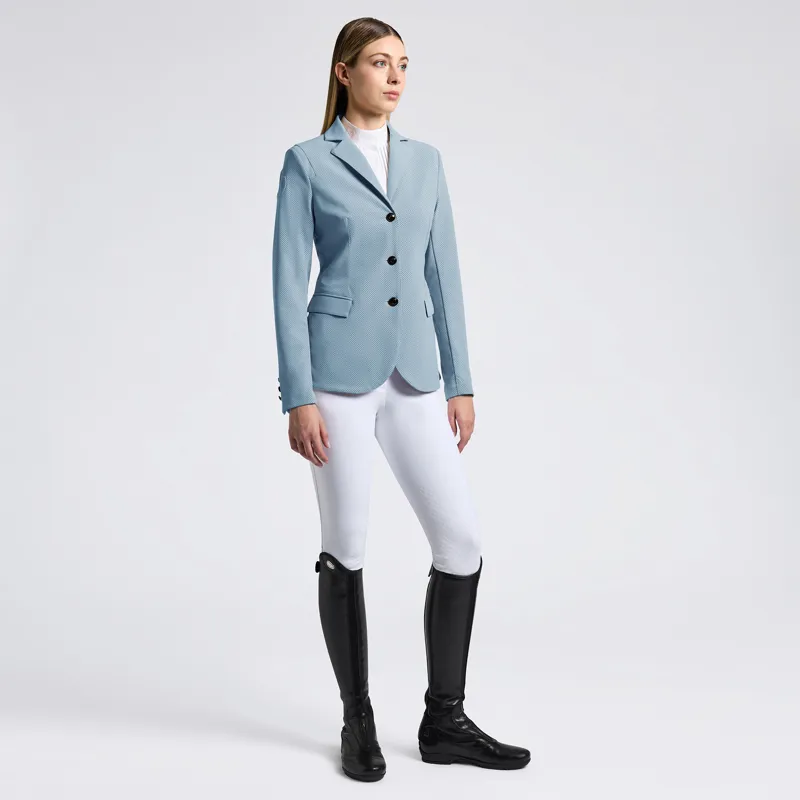 Cavalleria Toscana All Over Perforated Competition Jacket Baby Blue